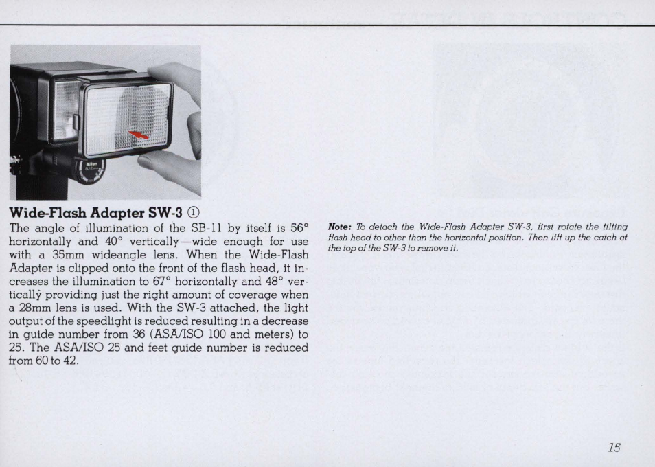 Bracket sk-4, Controls in detail | Nikon SB 11 User Manual | Page 15 / 38