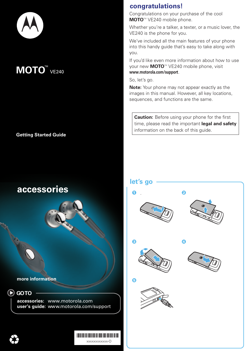 Nikon MOTO VE240 User Manual | 10 pages
