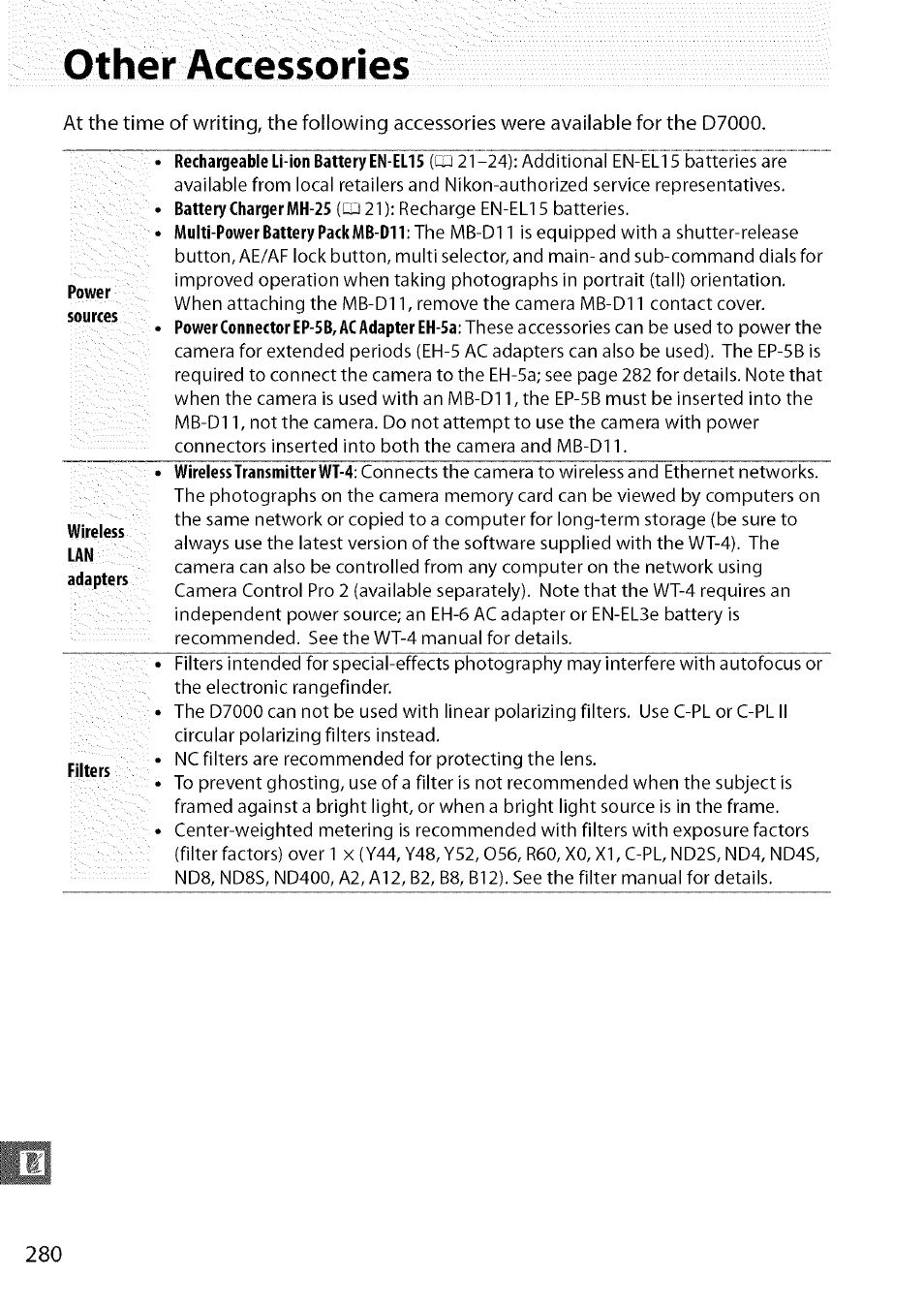 Other accessories | Nikon D7000 User Manual | Page 46 / 94