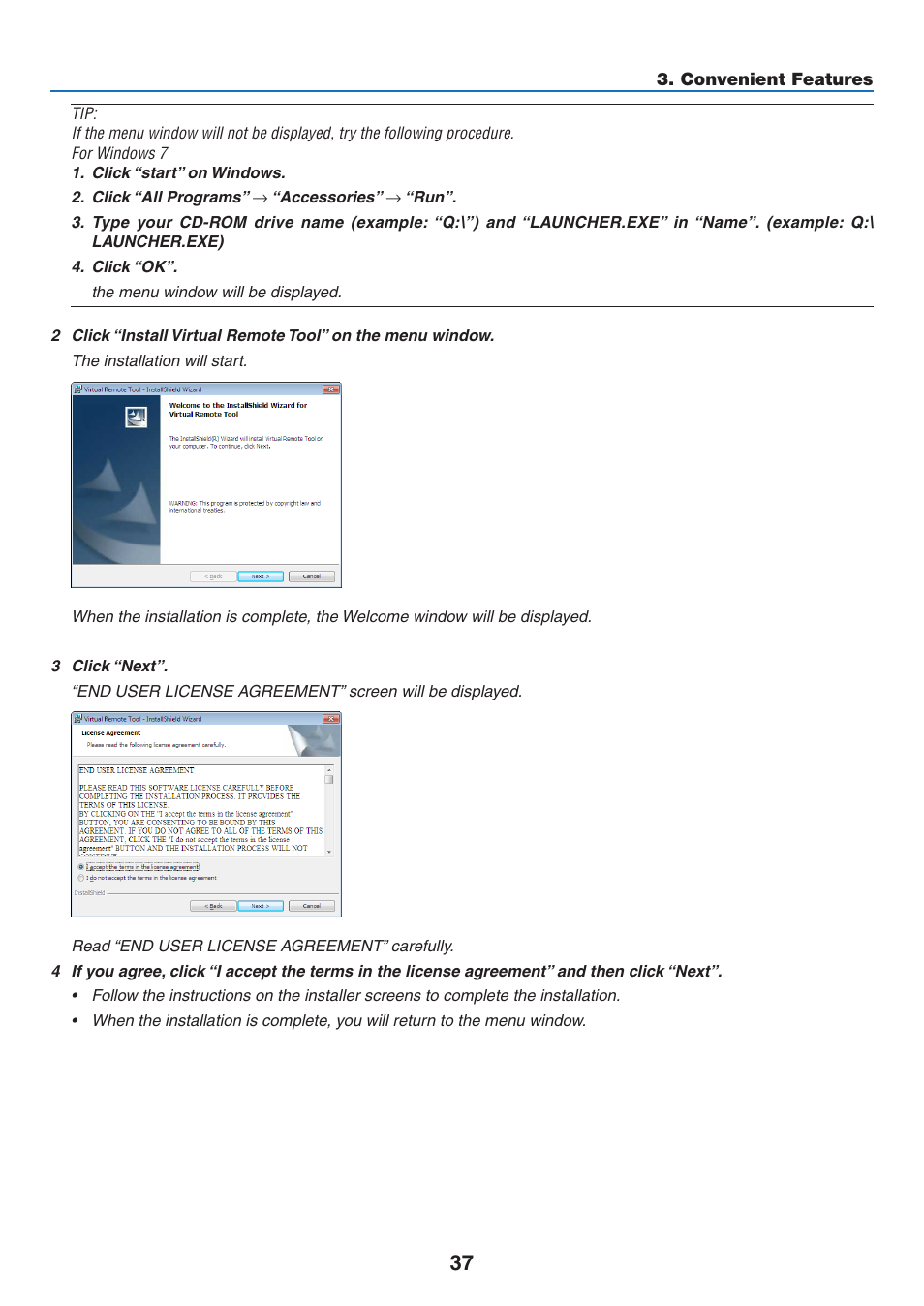 NEC M350X User Manual | Page 47 / 155
