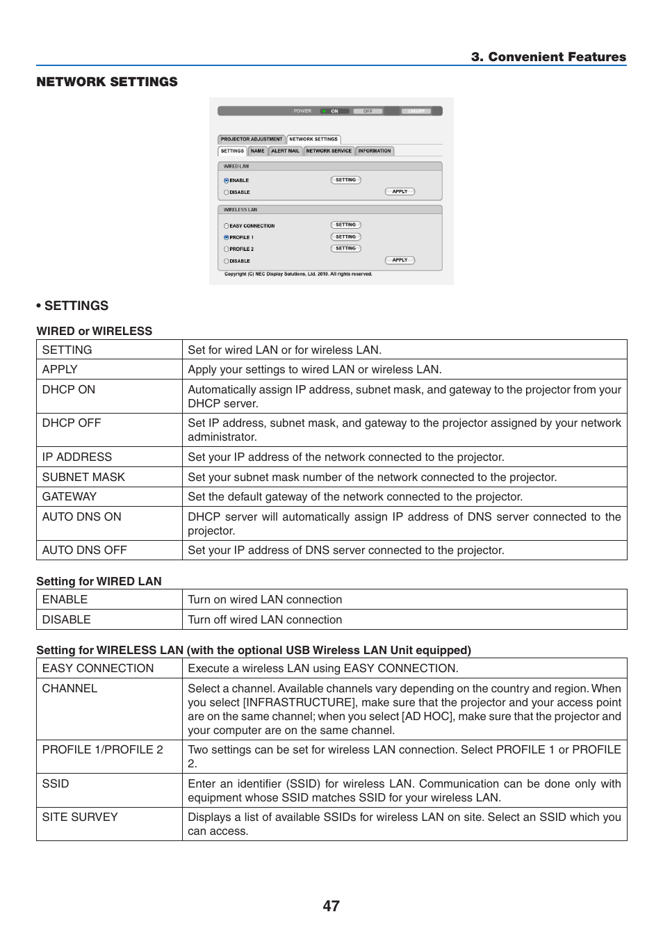NEC M350X User Manual | Page 57 / 155