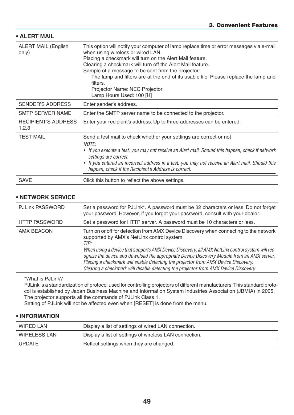 NEC M350X User Manual | Page 59 / 155