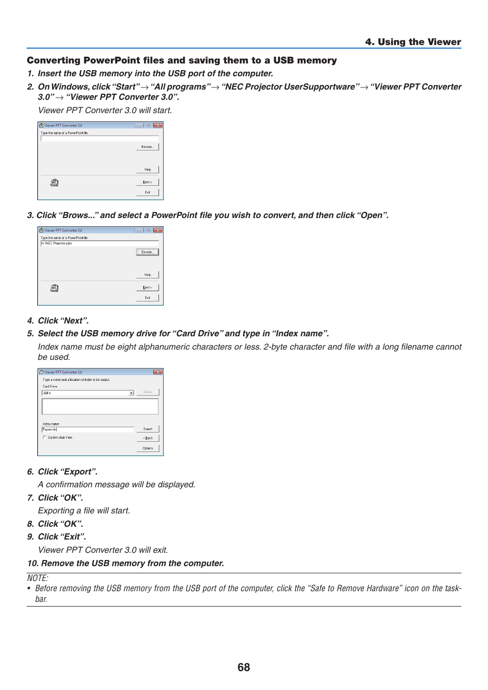 NEC M350X User Manual | Page 78 / 155