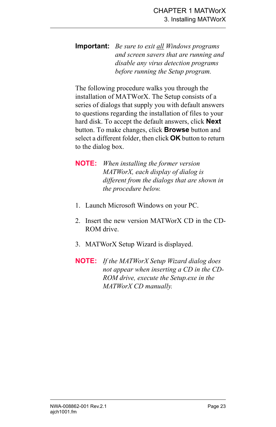 NEC MATWORX NWA-008862-001 User Manual | Page 29 / 66