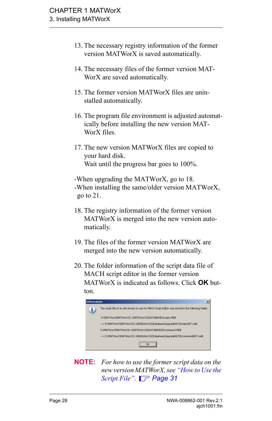 NEC MATWORX NWA-008862-001 User Manual | Page 34 / 66