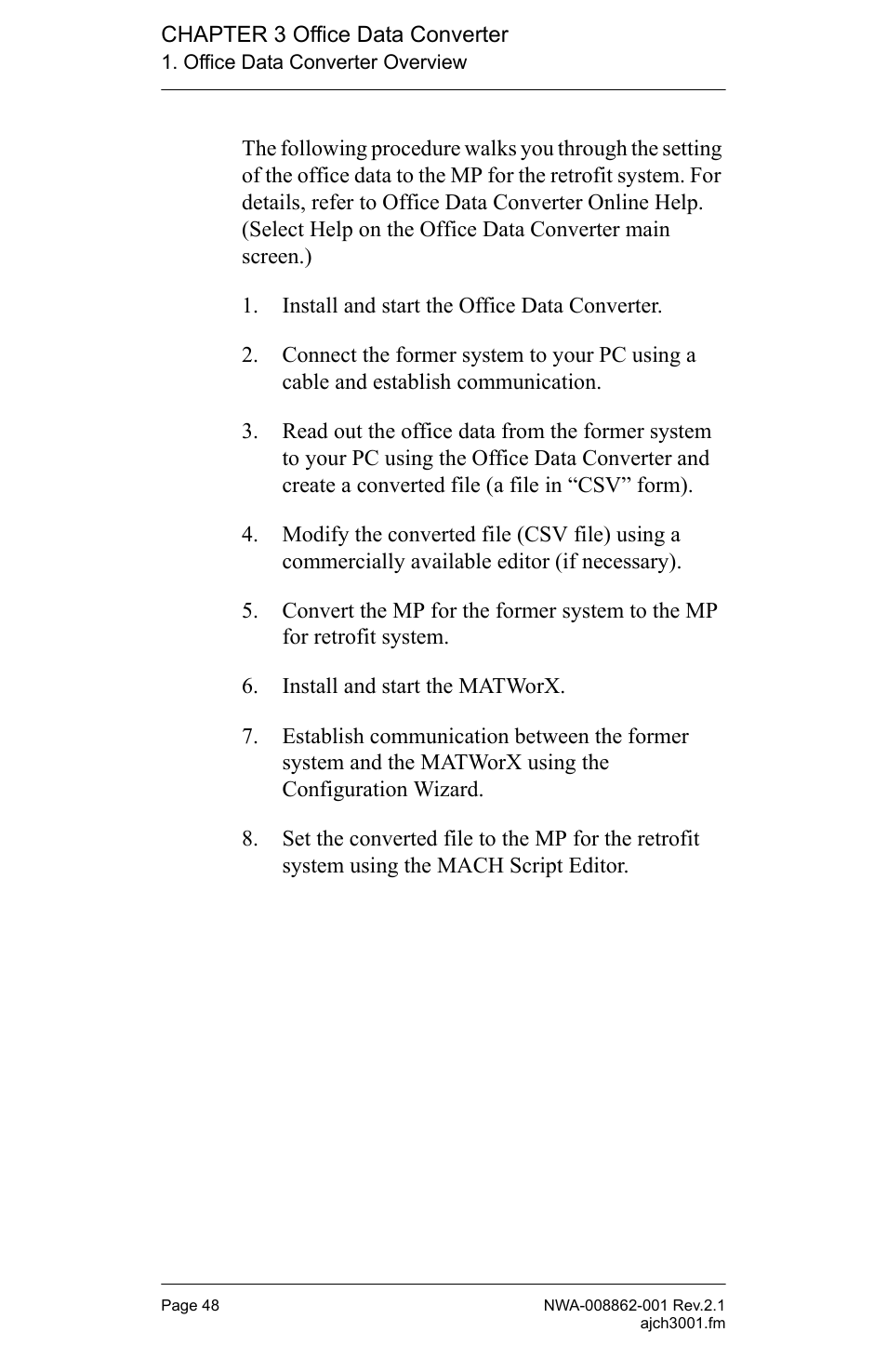 NEC MATWORX NWA-008862-001 User Manual | Page 54 / 66