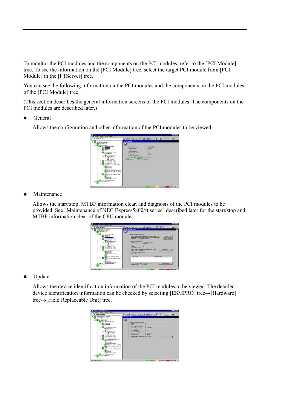 Monitoring pci module | NEC Express 5800/320Lc User Manual | Page 193 / 357