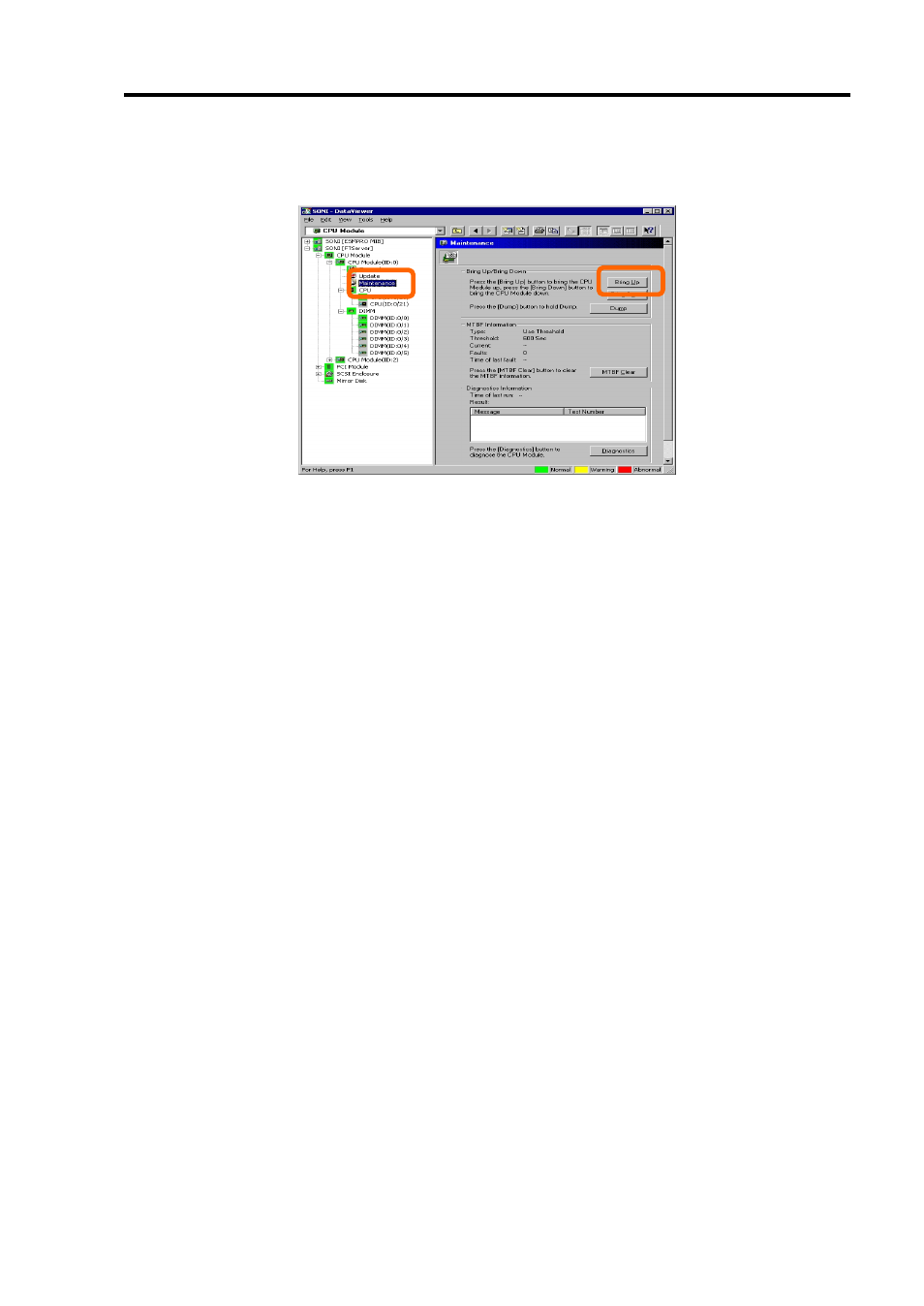 Sample screen of nec esmpro manager 2 | NEC Express 5800/320Lc User Manual | Page 210 / 357