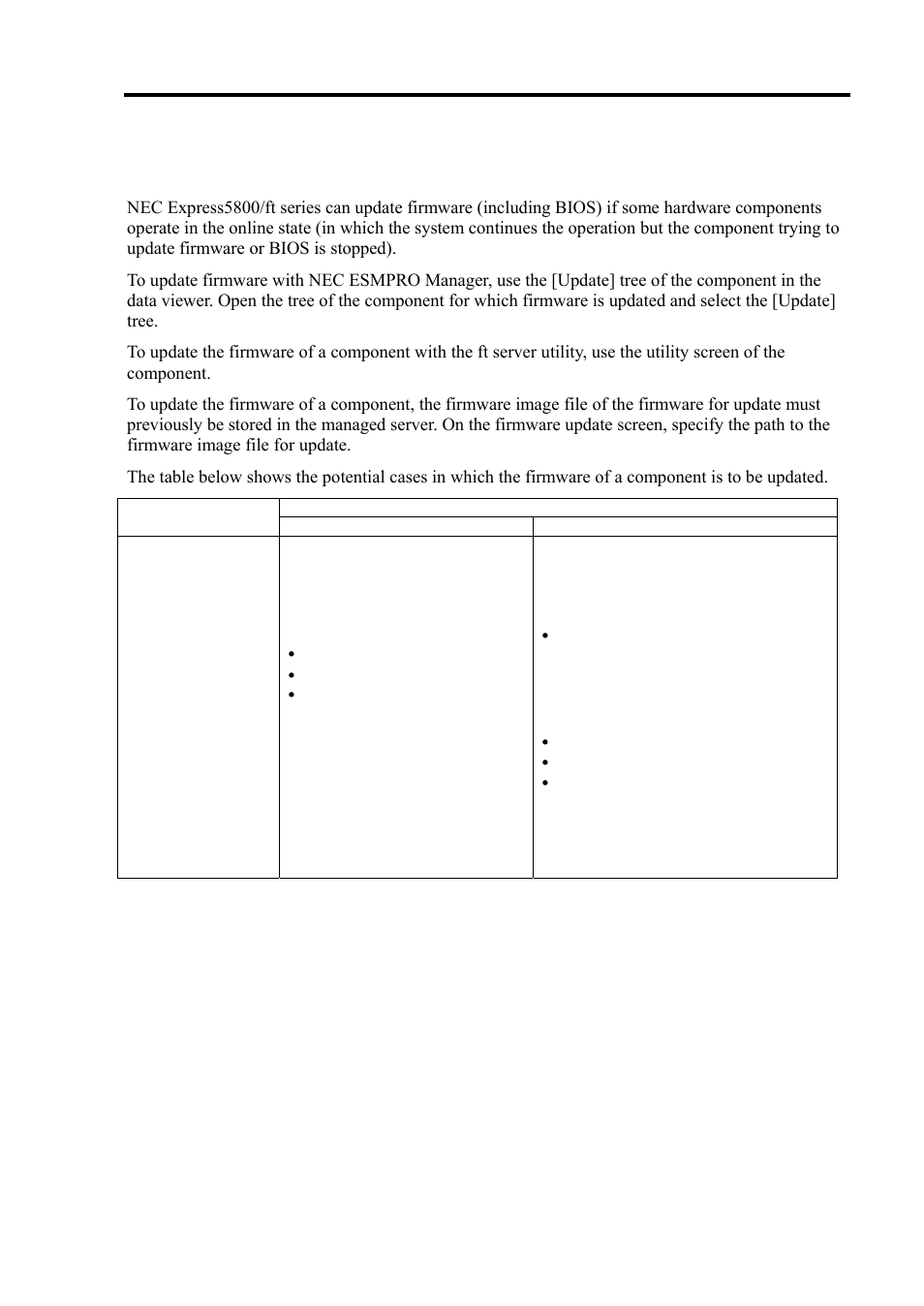 Firmware update | NEC Express 5800/320Lc User Manual | Page 218 / 357