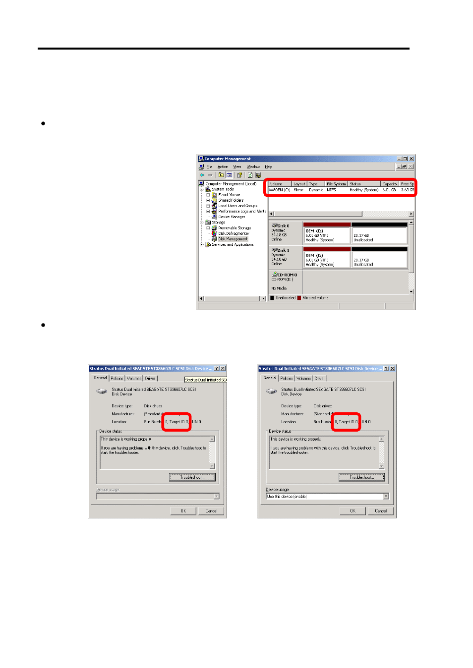 Confirming if paired disks are mirrored properly | NEC Express 5800/320Lc User Manual | Page 82 / 357