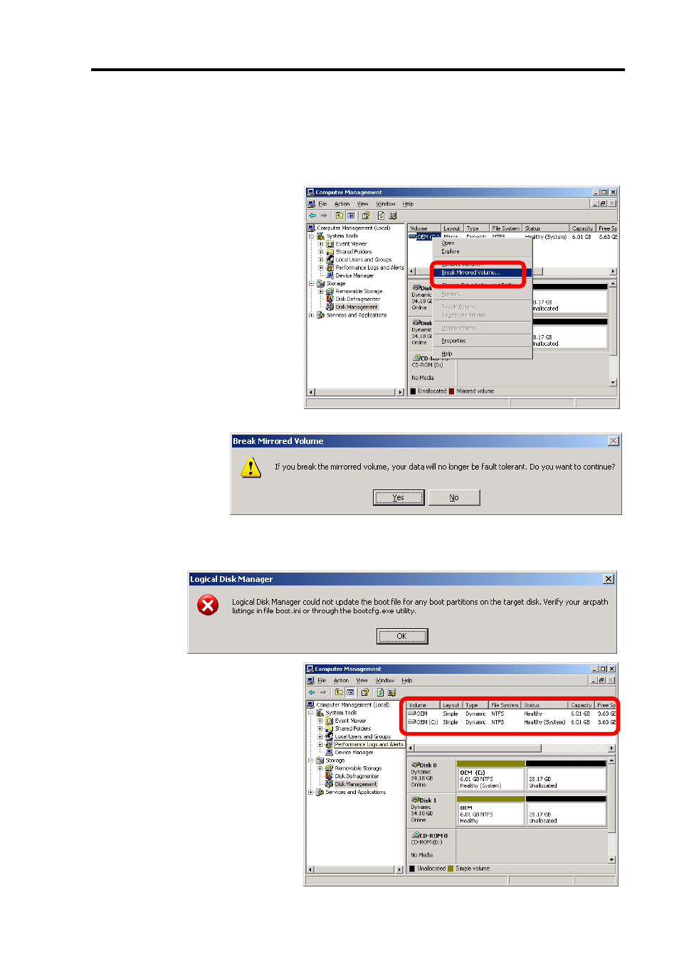 Breaking mirror | NEC Express 5800/320Lc User Manual | Page 83 / 357