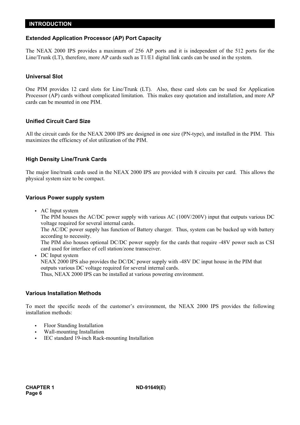 NEC NEAX2000 ND-91649 User Manual | Page 14 / 58