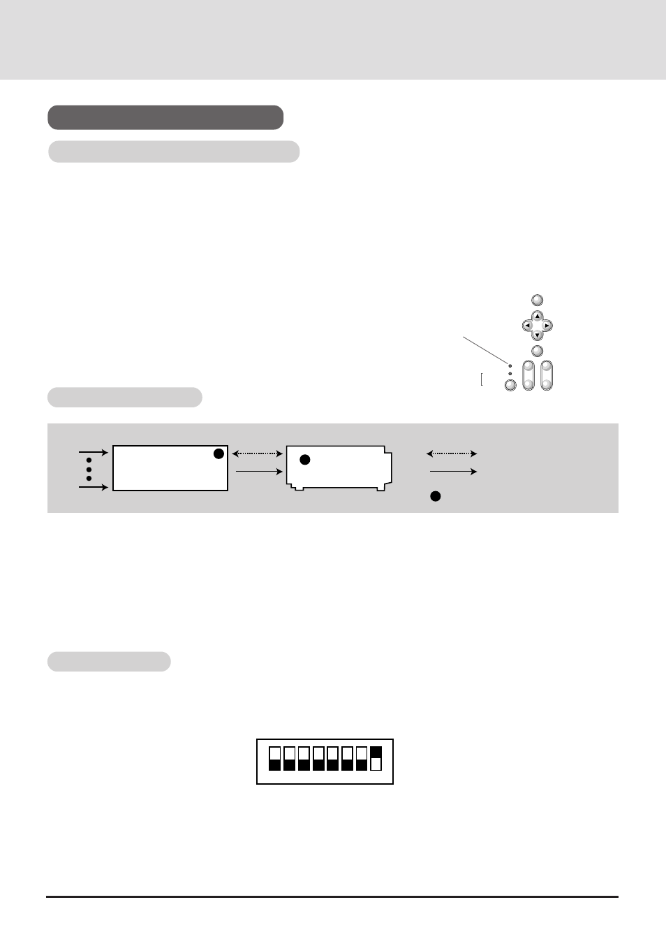 Connections with the iss-6020, Connections with one iss-6020 switcher | NEC GT2000 User Manual | Page 28 / 87