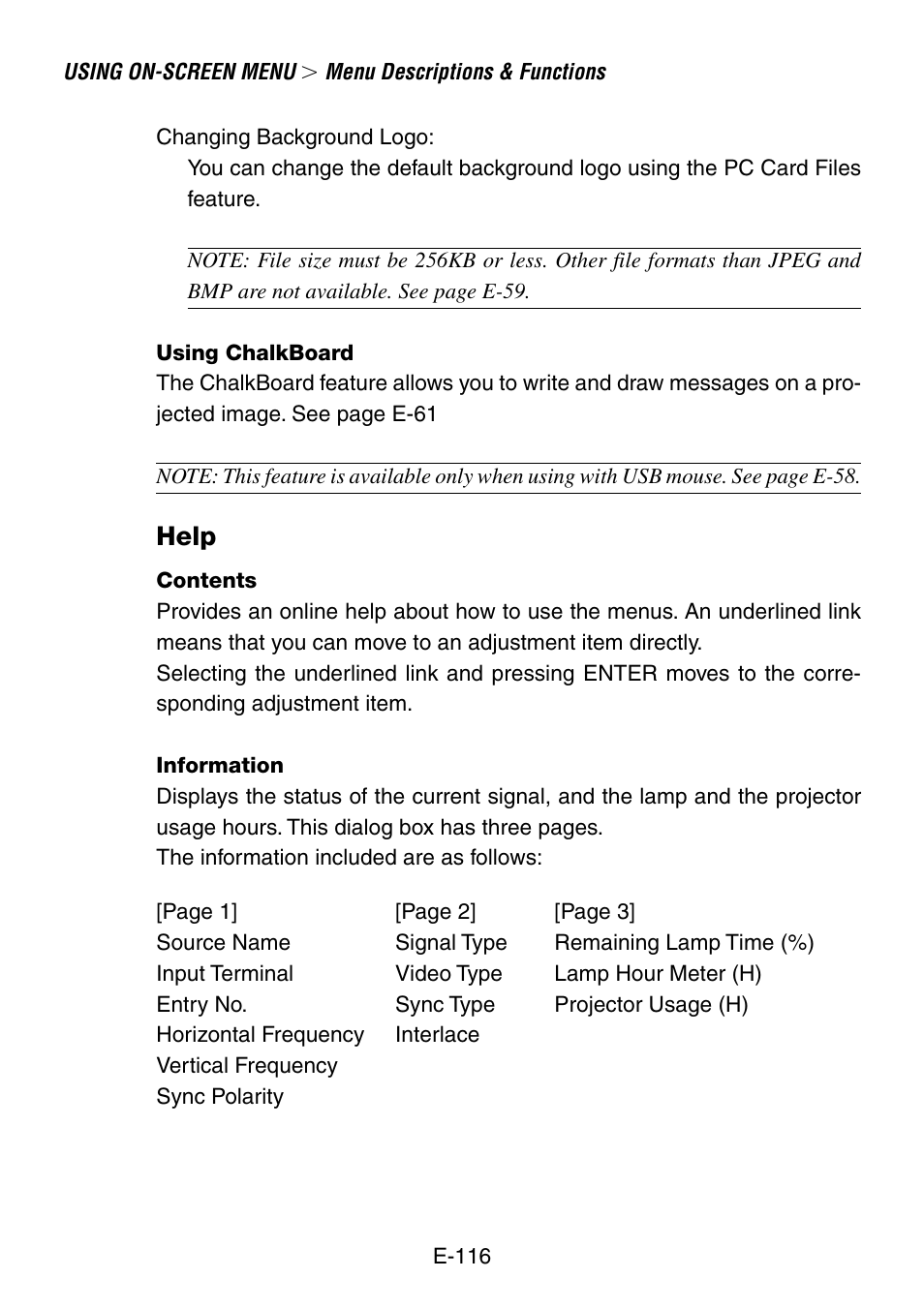 NEC LT260 User Manual | Page 116 / 149