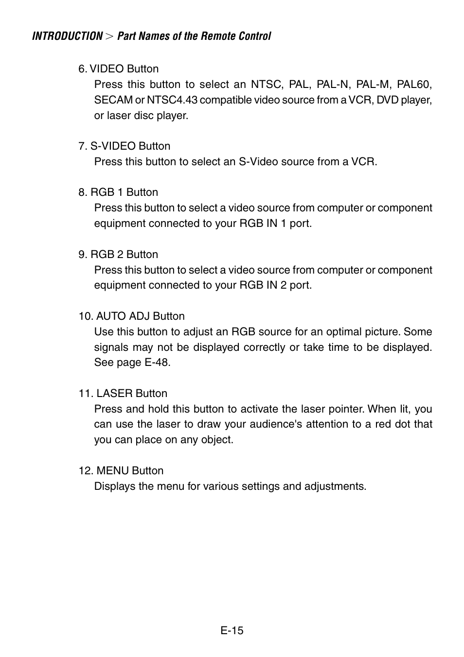 NEC LT260 User Manual | Page 15 / 149