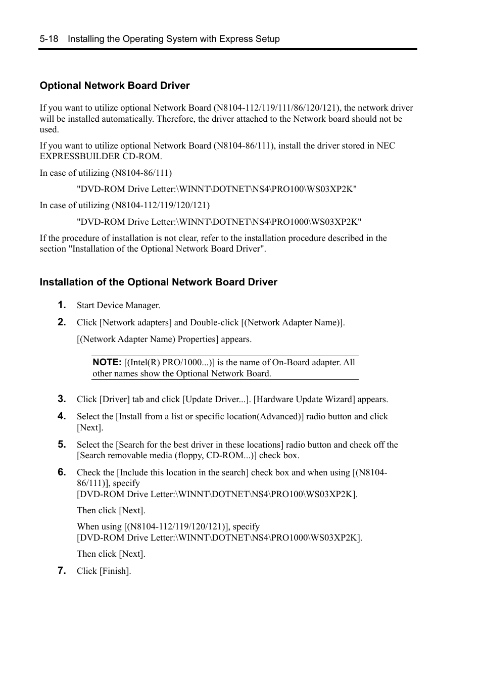 NEC Express 5800/230Eh User Manual | Page 130 / 342