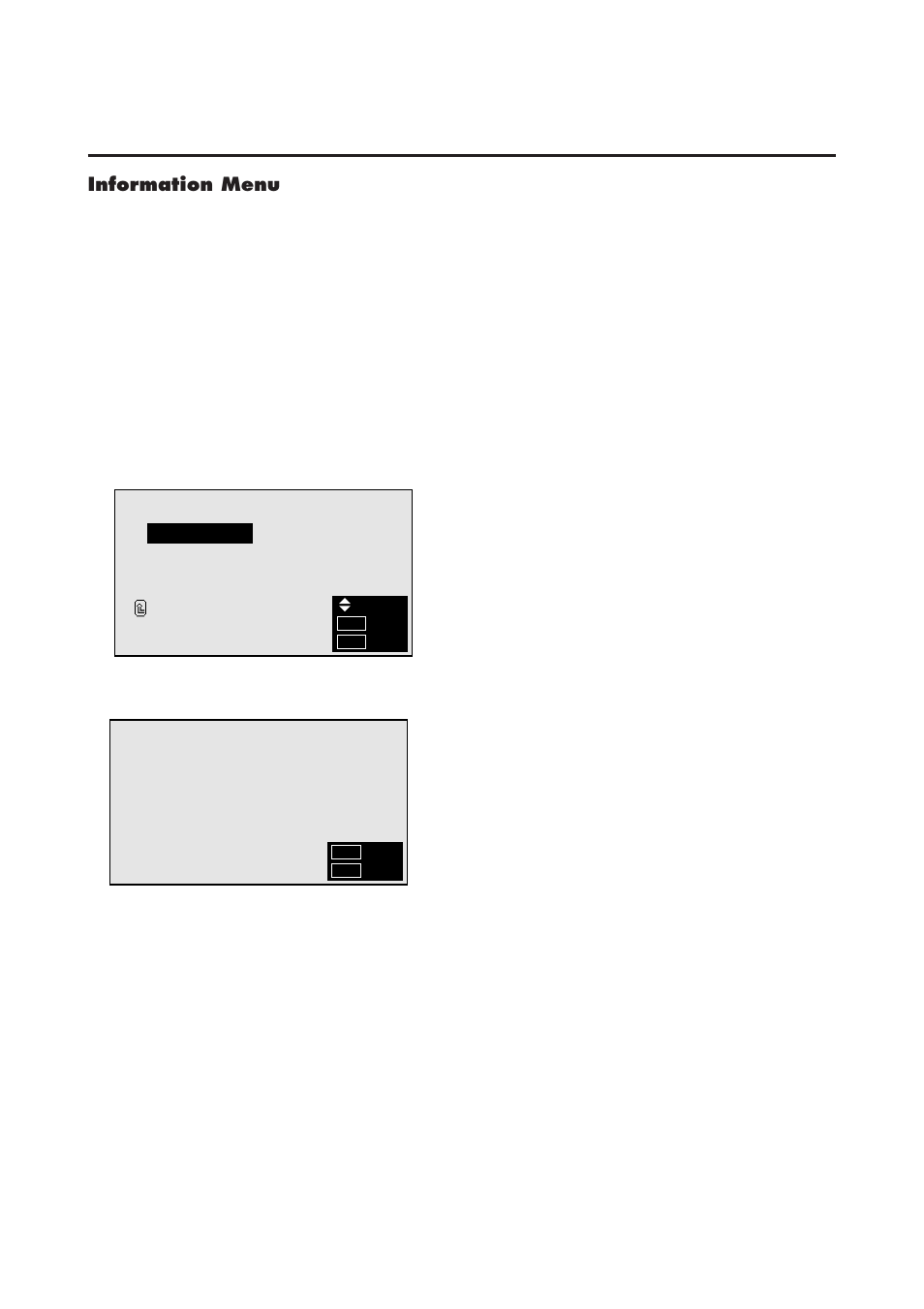 Information menu | NEC 4200W User Manual | Page 37 / 44
