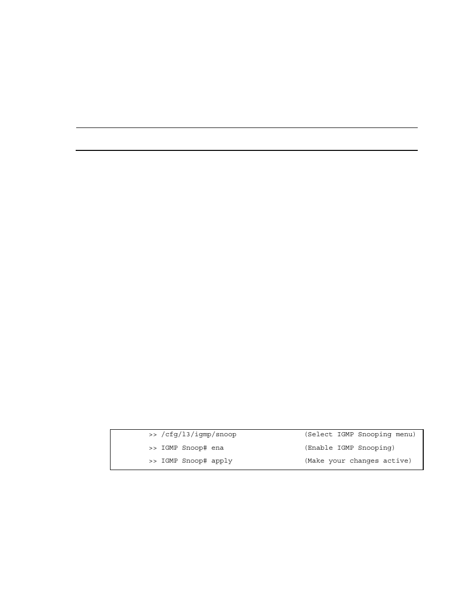Igmp filtering, Configuring the range, Configuring the action | Static multicast router, Igmp snooping configuration example, Configuring igmp snooping (cli example) | NEC INTELLIGENT L2 SWITCH N8406-022A User Manual | Page 65 / 94