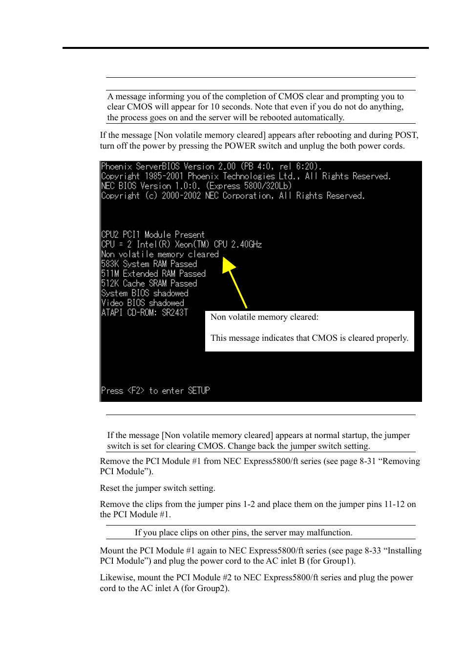 NEC EXPRESS 320Lb-R User Manual | Page 123 / 296