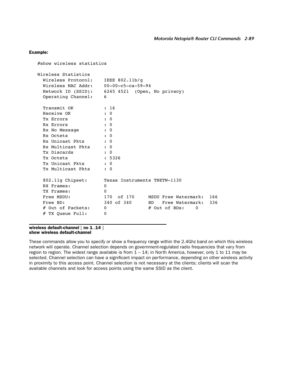 Netopia CLI 874 User Manual | Page 101 / 207