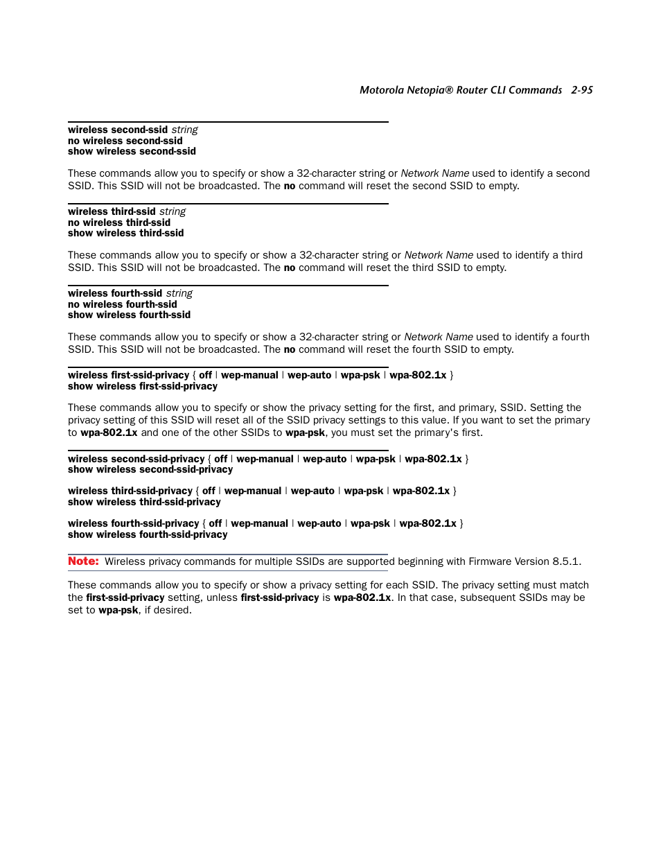 Netopia CLI 874 User Manual | Page 107 / 207