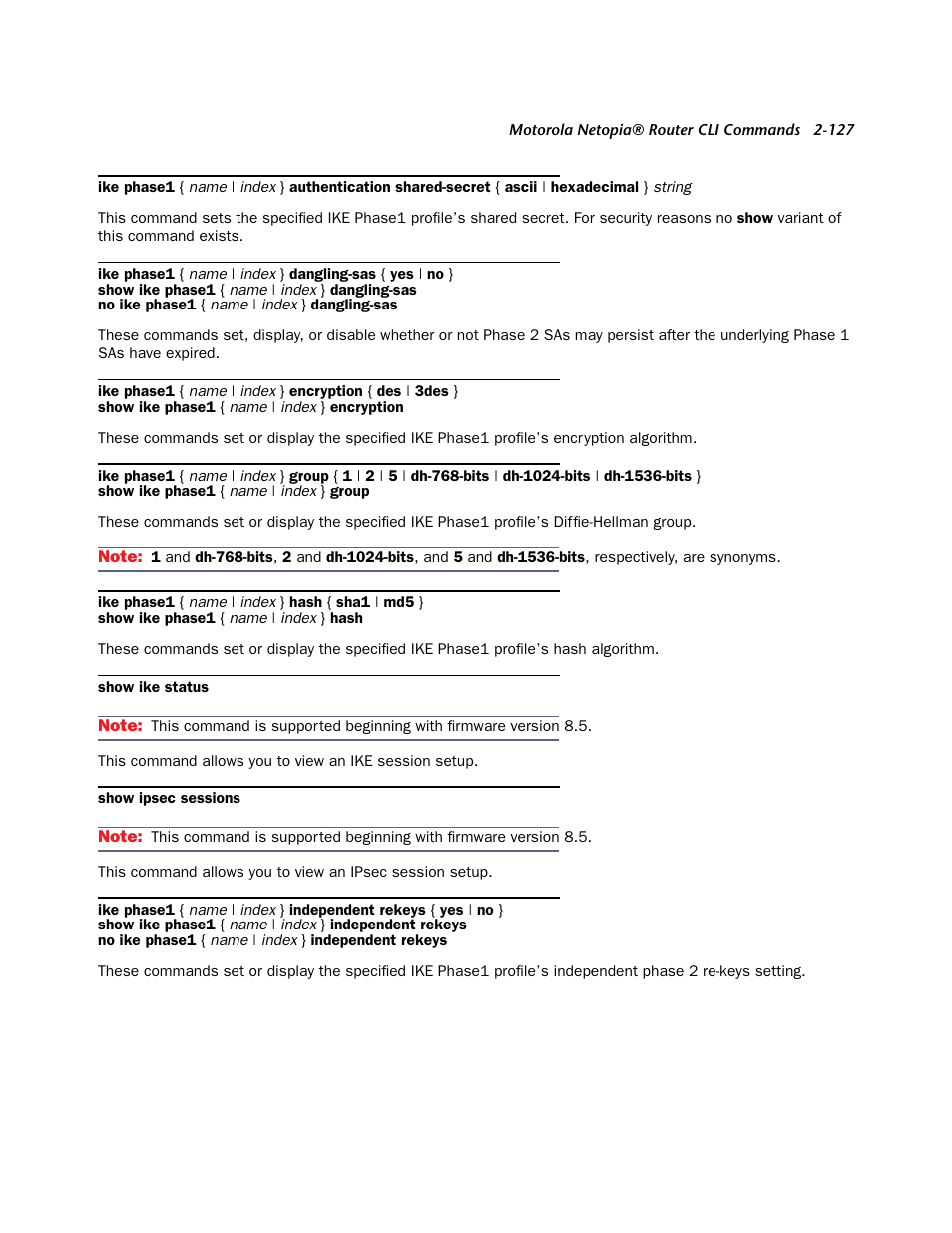 Netopia CLI 874 User Manual | Page 139 / 207