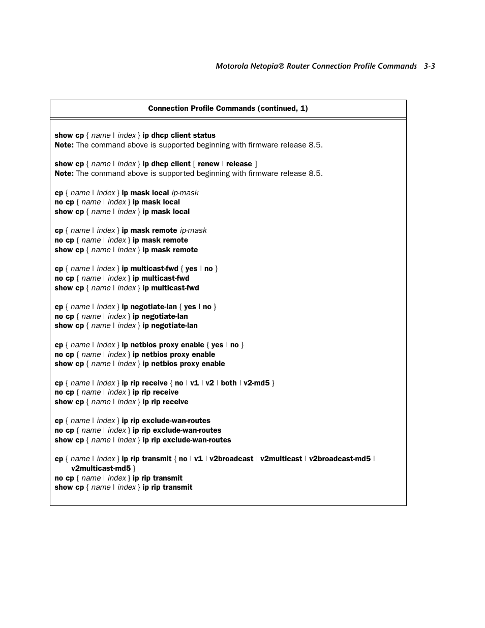 Netopia CLI 874 User Manual | Page 147 / 207
