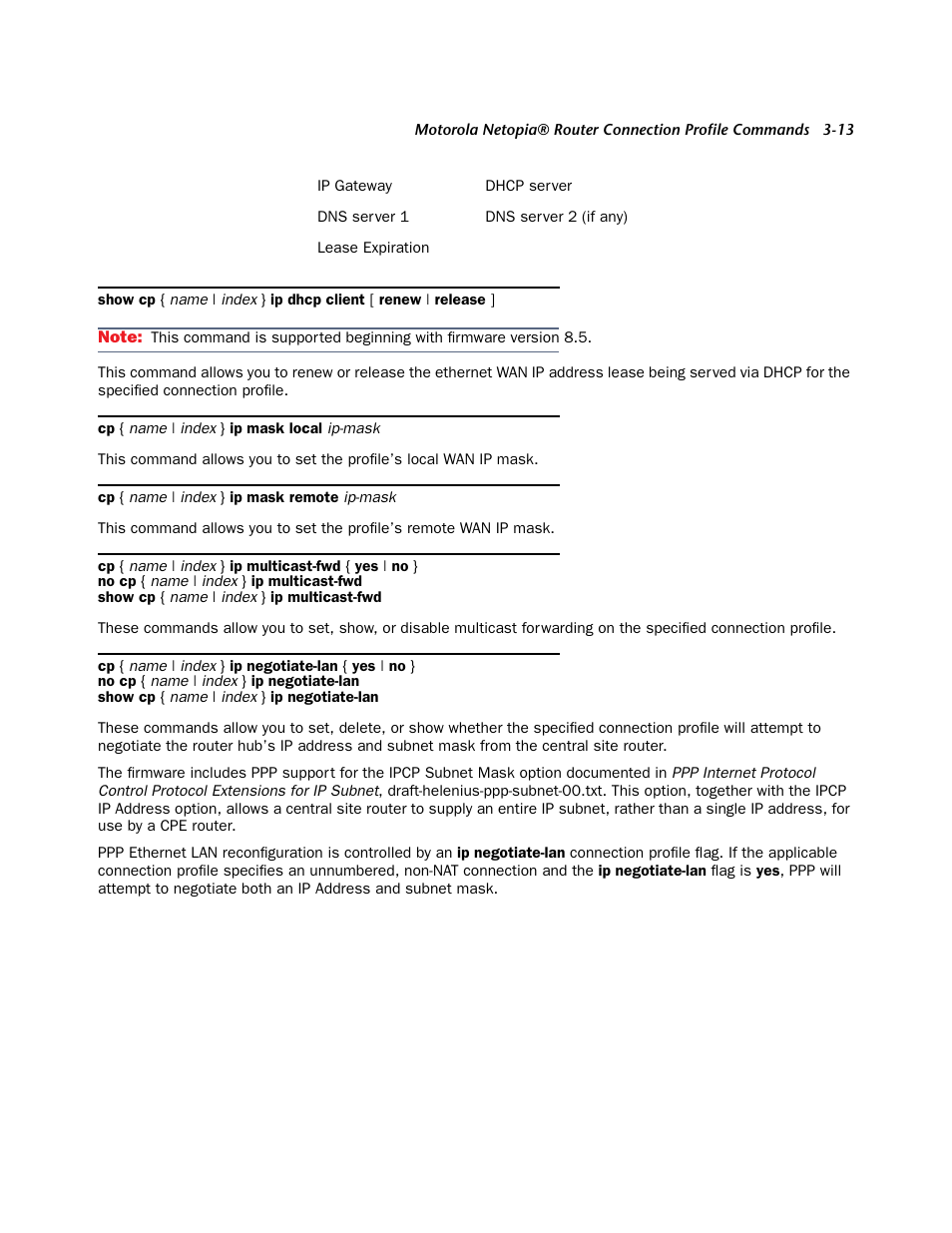 Netopia CLI 874 User Manual | Page 157 / 207