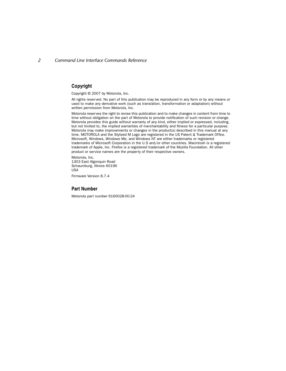 Netopia CLI 874 User Manual | Page 2 / 207