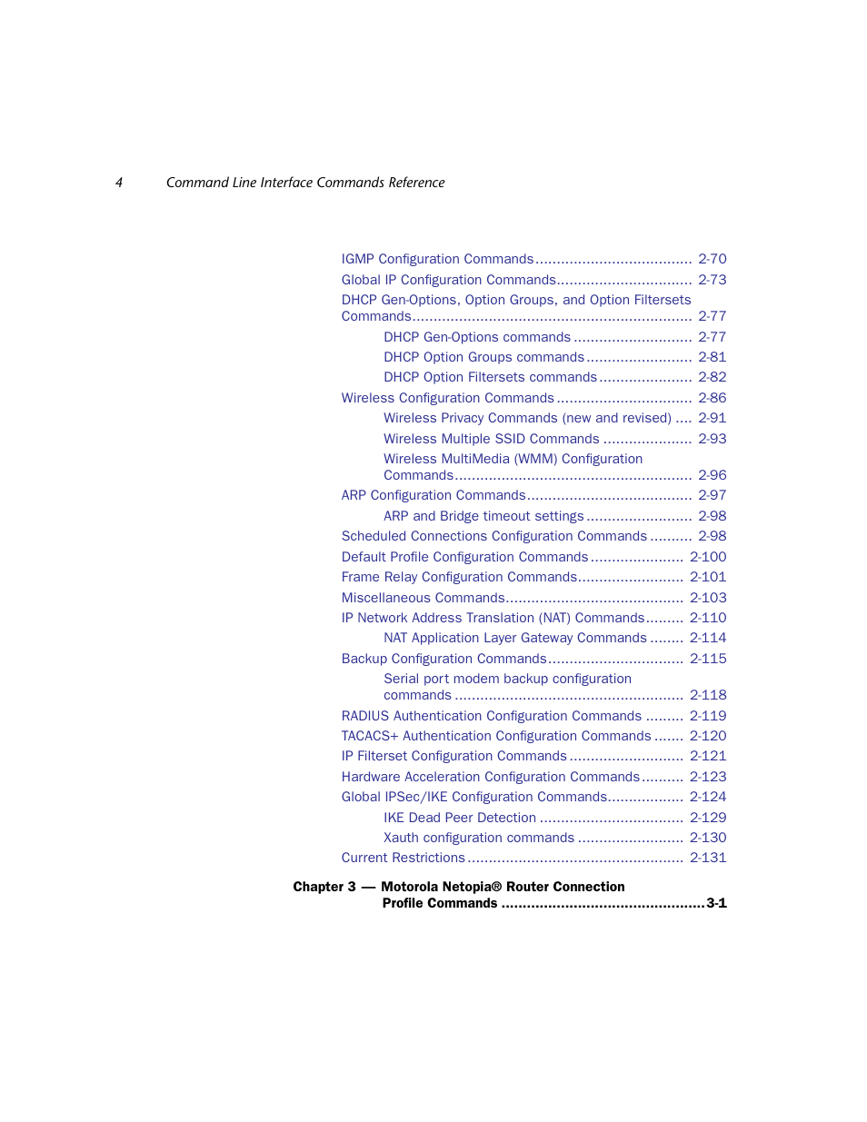 Netopia CLI 874 User Manual | Page 4 / 207