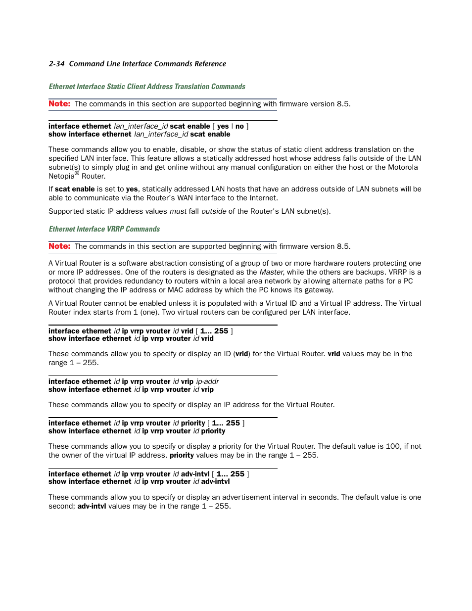 Netopia CLI 874 User Manual | Page 46 / 207
