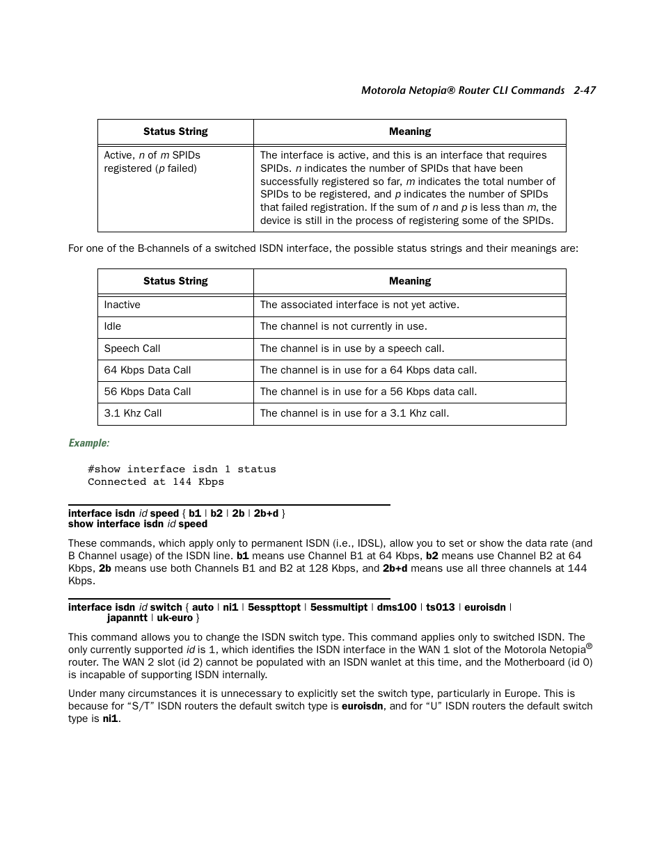 Netopia CLI 874 User Manual | Page 59 / 207