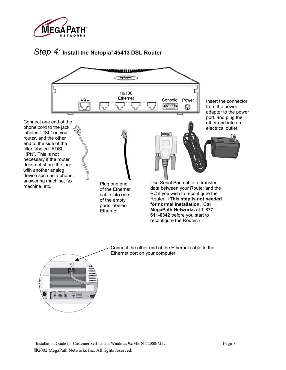 Step 4 | Netopia 45413 User Manual | Page 7 / 34