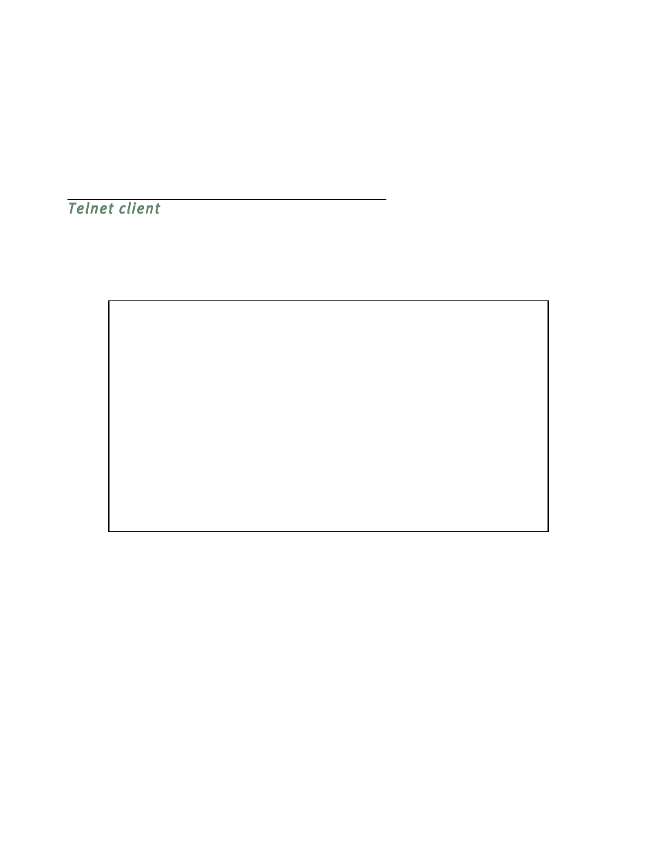 Telnet client | Netopia D3232 IDSL User Manual | Page 95 / 138