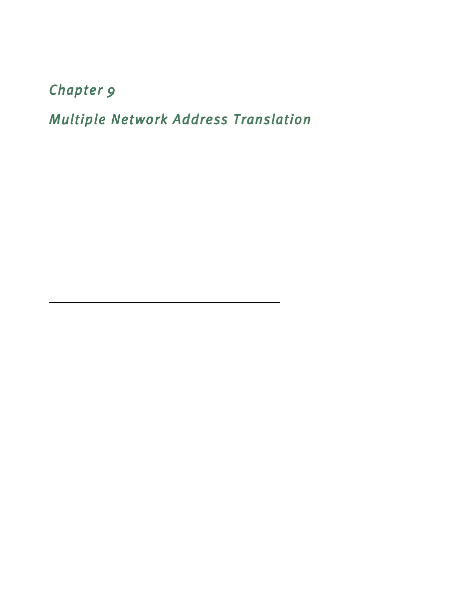 Multiple network address translation, Overview, Features | Over view -1, Features -1, Ranslation, see, Chapter 9, “multiple network address, Translation, Es. see, Chapter 9, “multiple | Netopia 4541 User Manual | Page 85 / 209