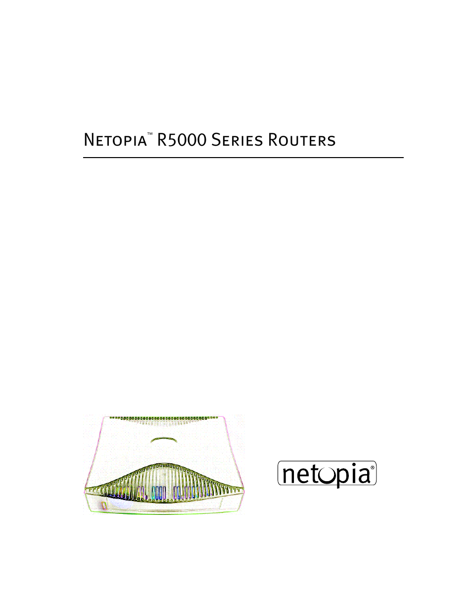 Netopia R5300 User Manual | 290 pages