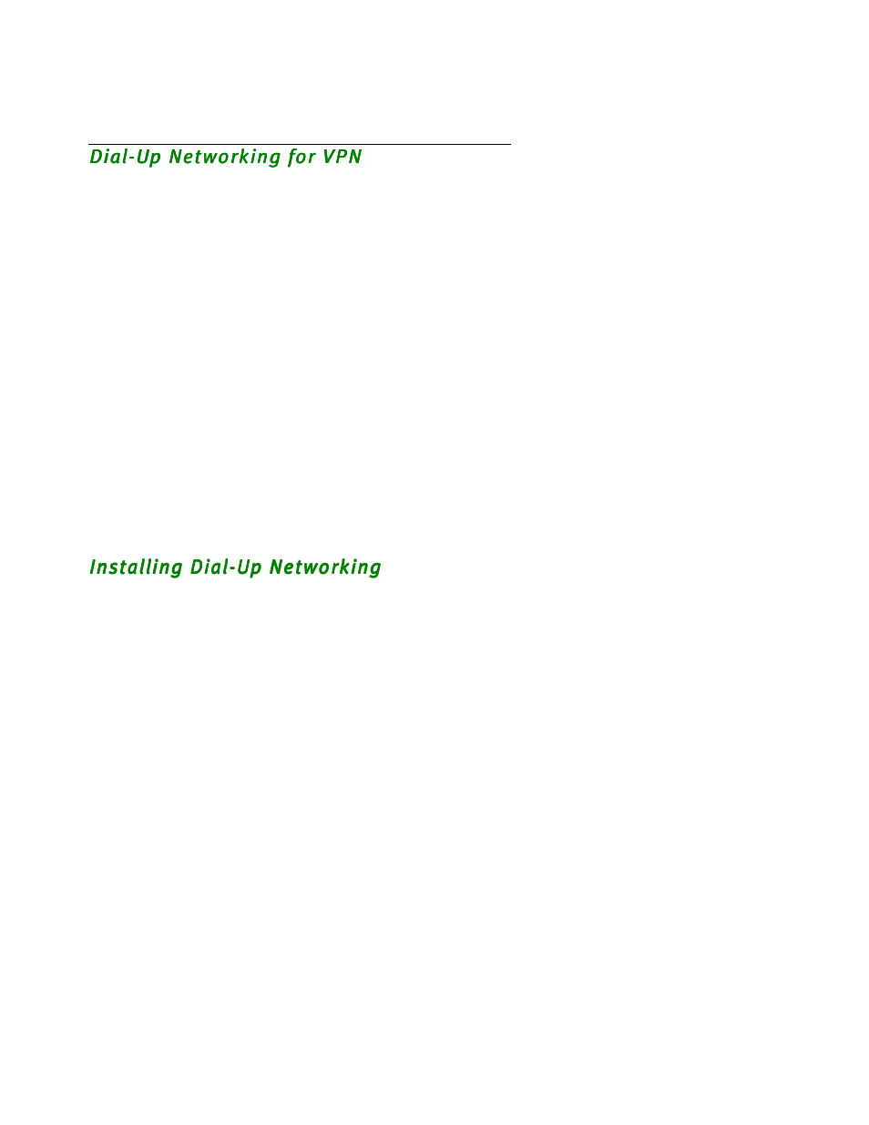 Dial-up networking for vpn, Installing dial-up networking, Dial-up networking for vpn -10 | Installing dial-up networking -10 | Netopia R2020 User Manual | Page 112 / 312