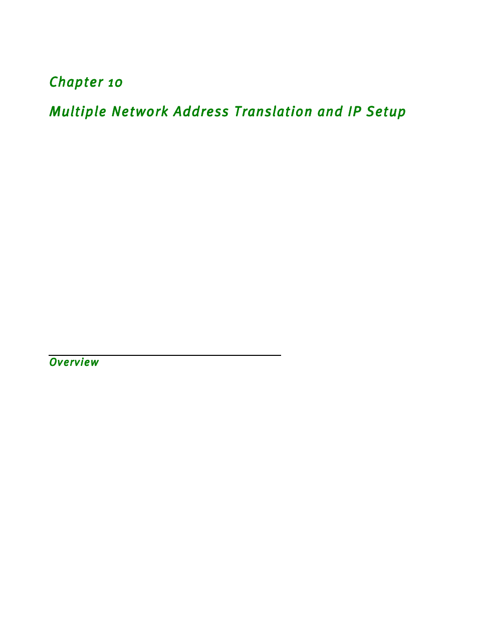 Multiple network address translation and ip setup, Overview, Over view -1 | Otocols setup. see, Multiple network address translation and, Multiple network address translation and ip, Mation, see, E given in | Netopia R2020 User Manual | Page 127 / 312
