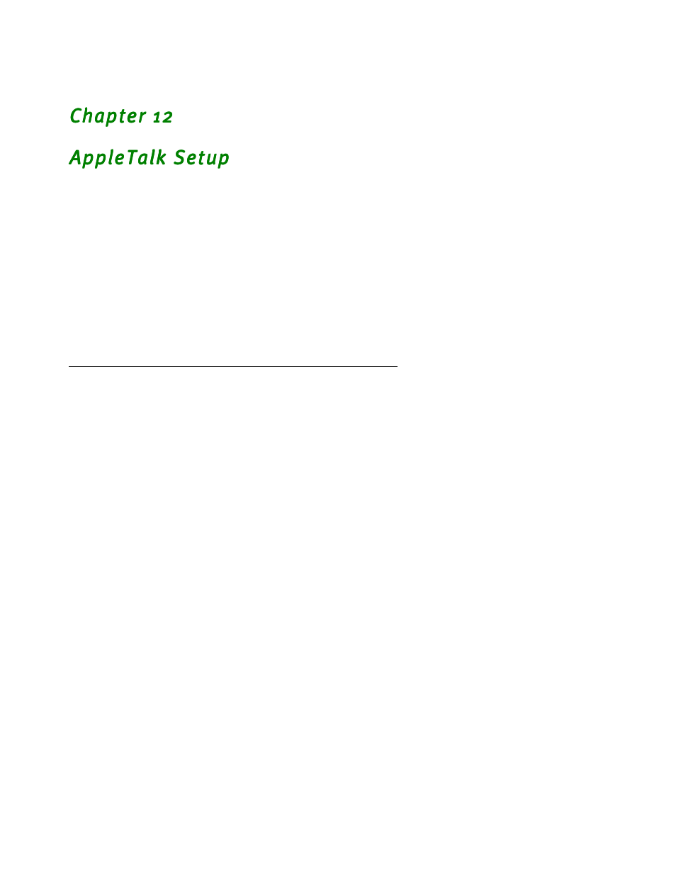 Appletalk setup, Appletalk networks, Appletalk protocol | Chapter 12 — appletalk setup -1, Appletalk networks -1, Appletalk protocol -1 | Netopia R2020 User Manual | Page 177 / 312