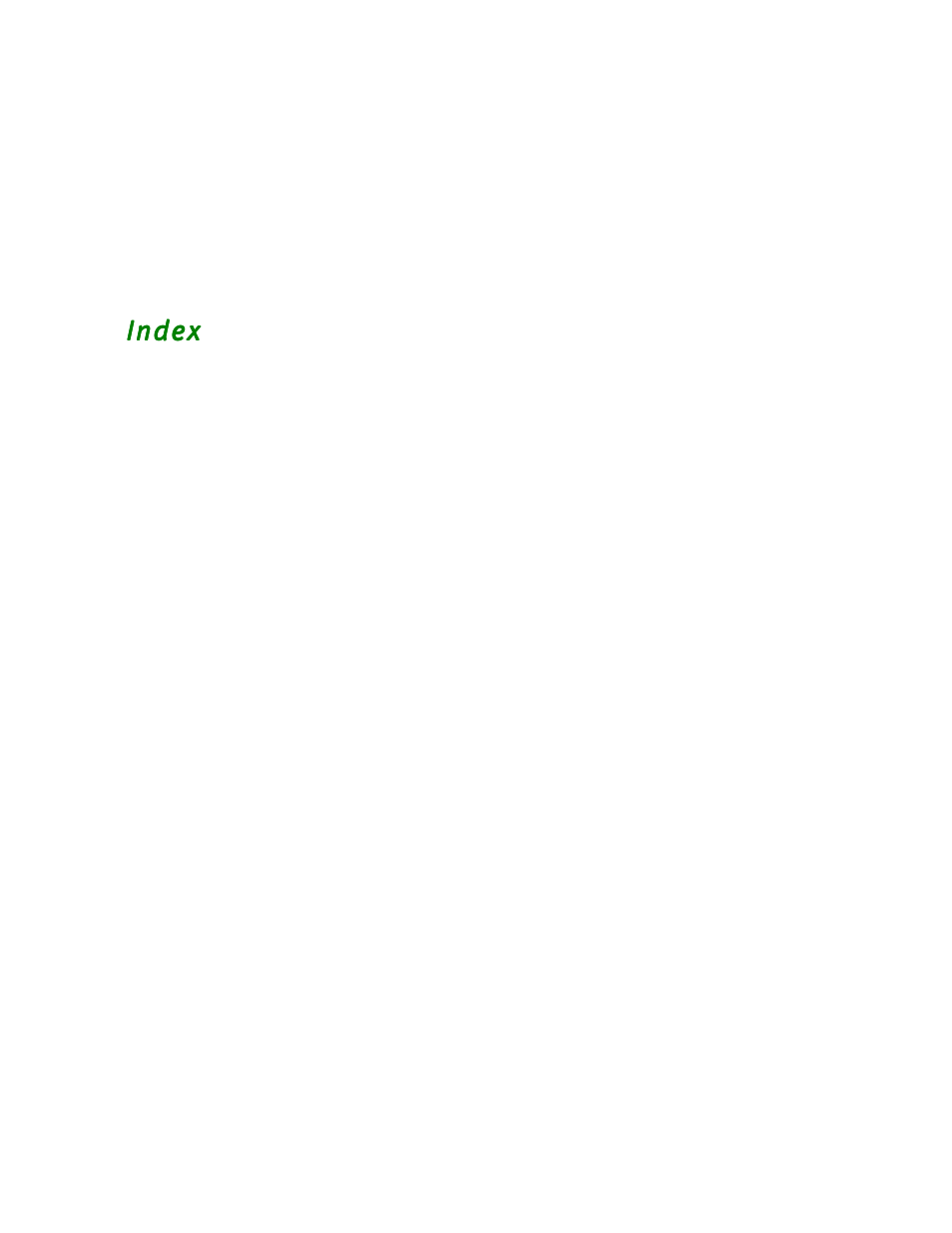 Index | Netopia R2020 User Manual | Page 305 / 312