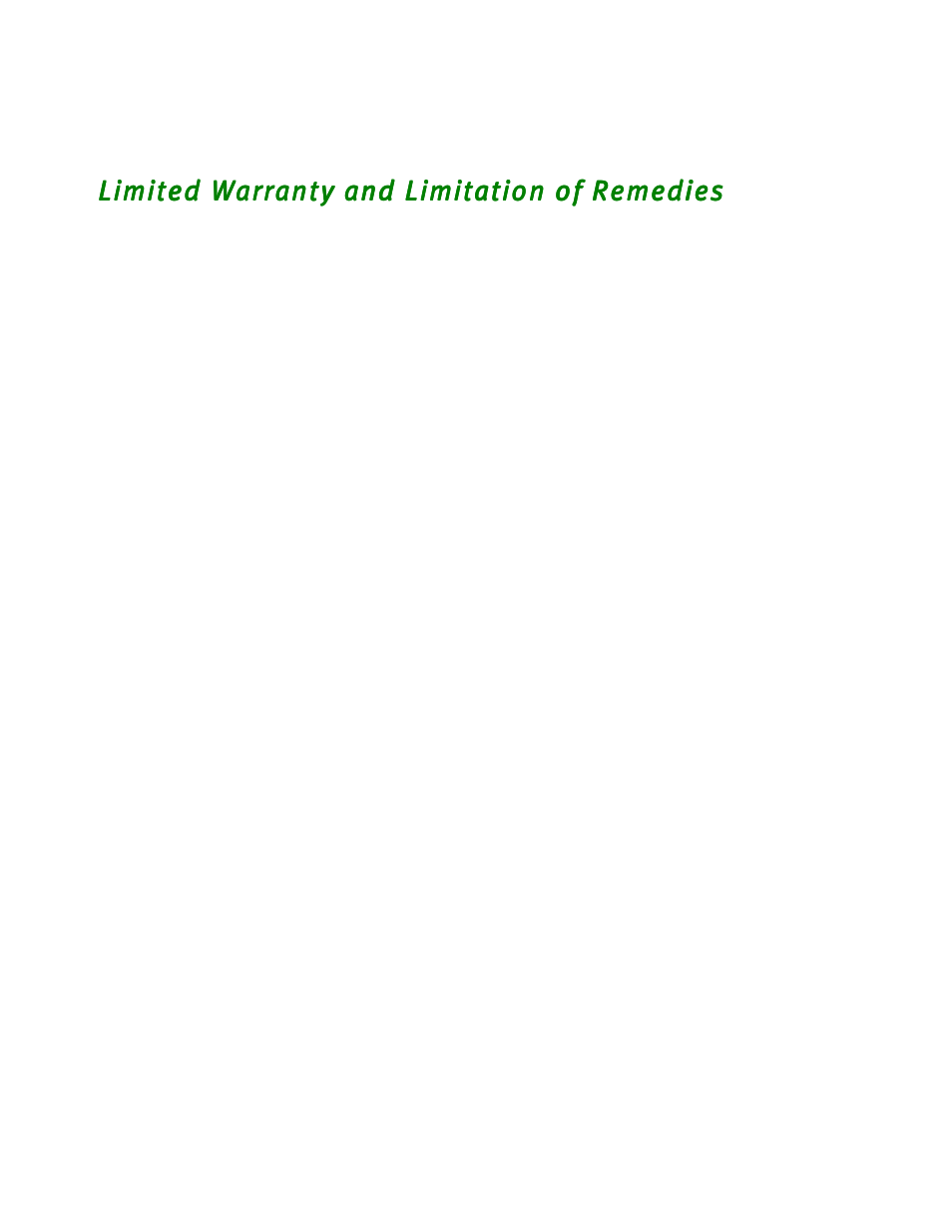 Limited warranty and limitation of remedies | Netopia R2020 User Manual | Page 311 / 312