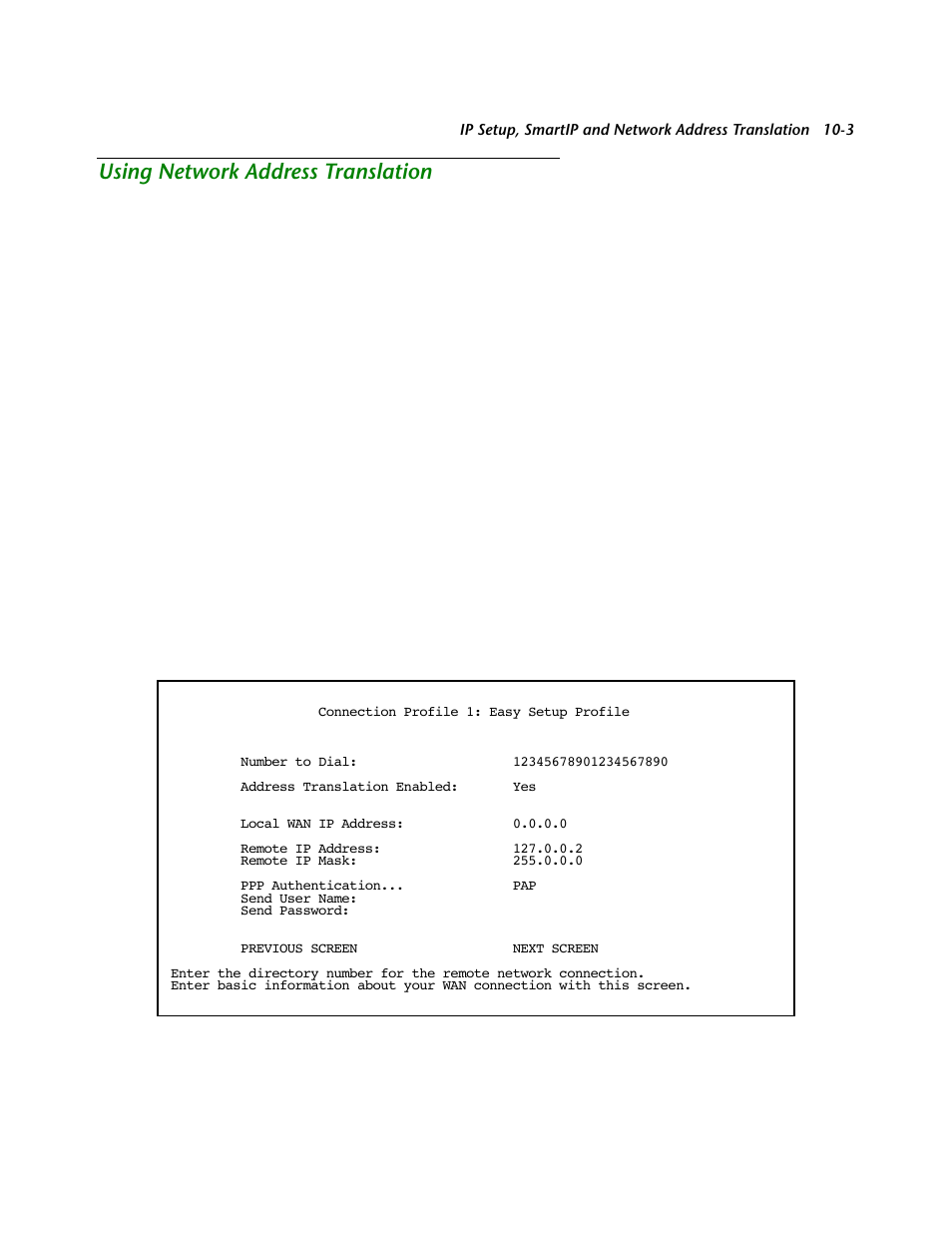 Using network address translation, Using network address translation -3 | Netopia R2121 User Manual | Page 107 / 280