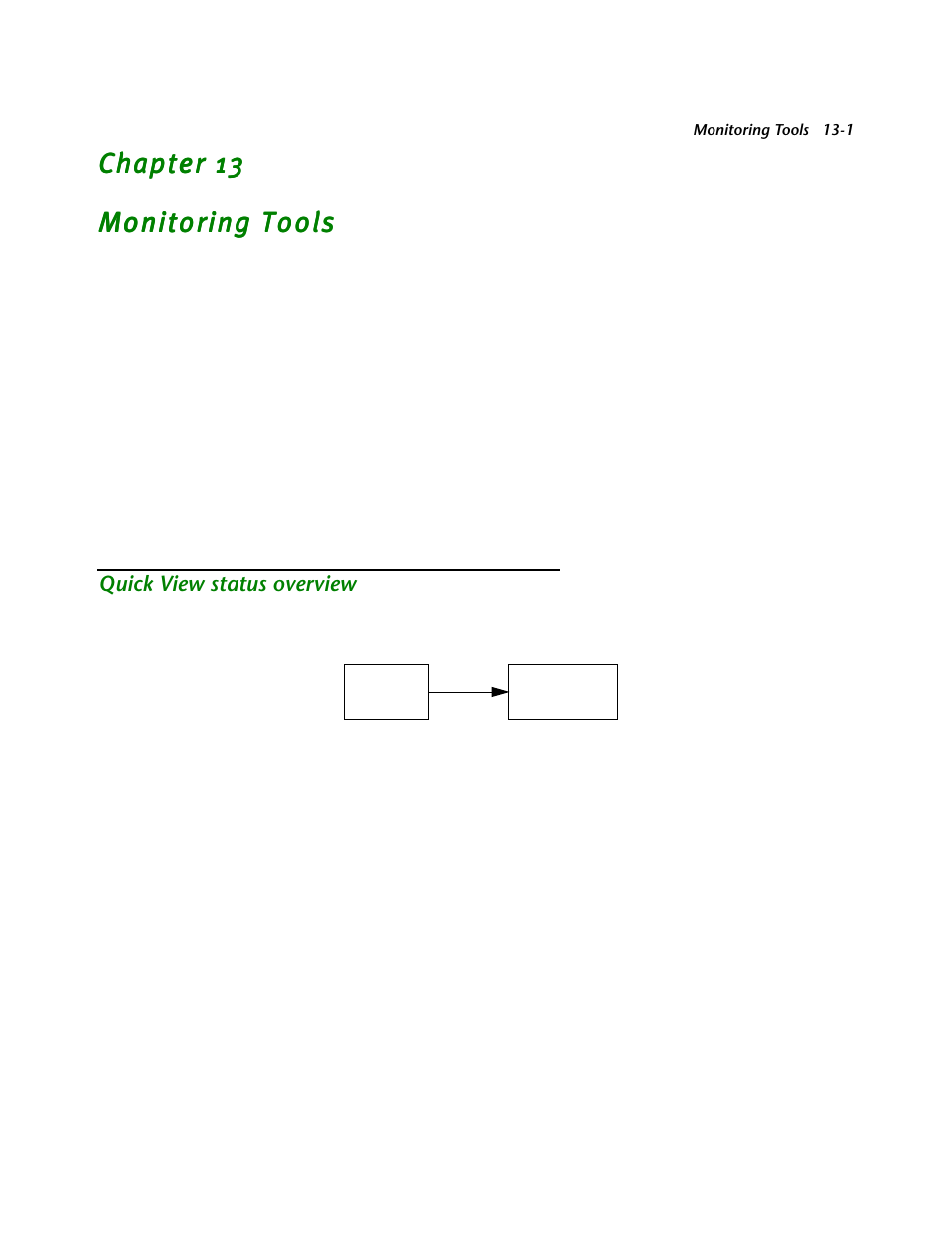 Monitoring tools, Quick view status overview, Chapter 13 — monitoring tools -1 | Quick view status over view -1 | Netopia R2121 User Manual | Page 147 / 280