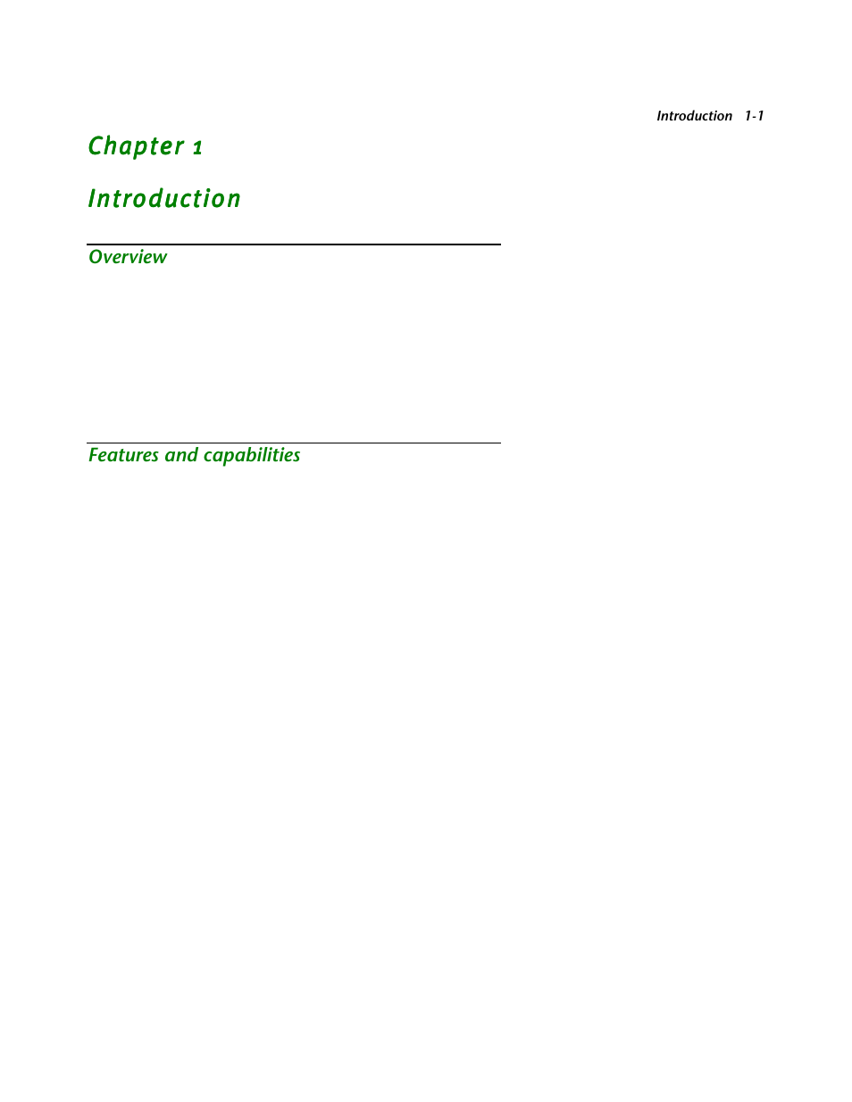 Introduction, Overview, Features and capabilities | Chapter 1 — introduction -1, Over view -1, Features and capabilities -1 | Netopia R2121 User Manual | Page 21 / 280