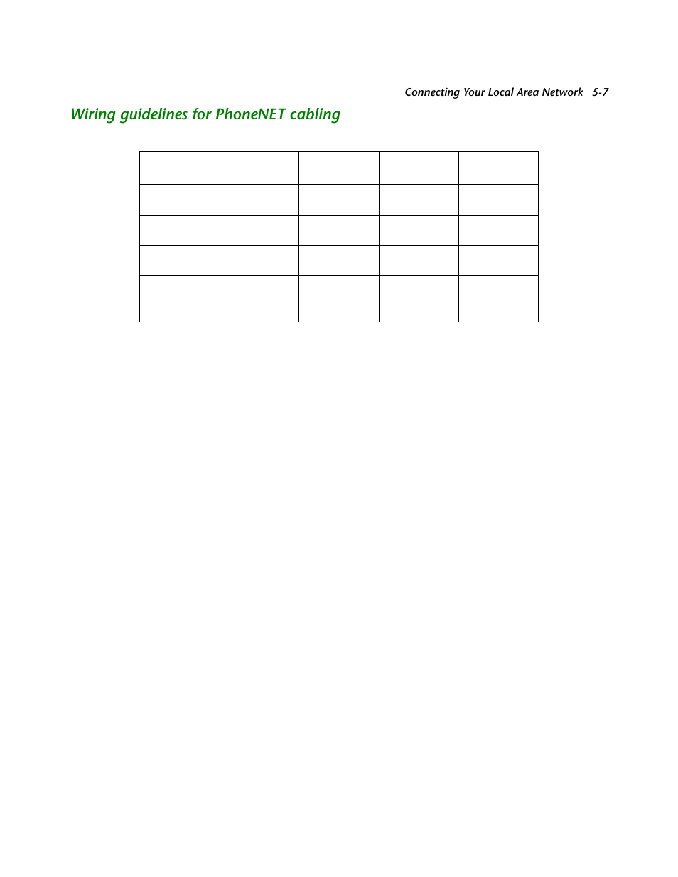 Wiring guidelines for phonenet cabling, Wiring guidelines for phonenet cabling -7 | Netopia R2121 User Manual | Page 59 / 280