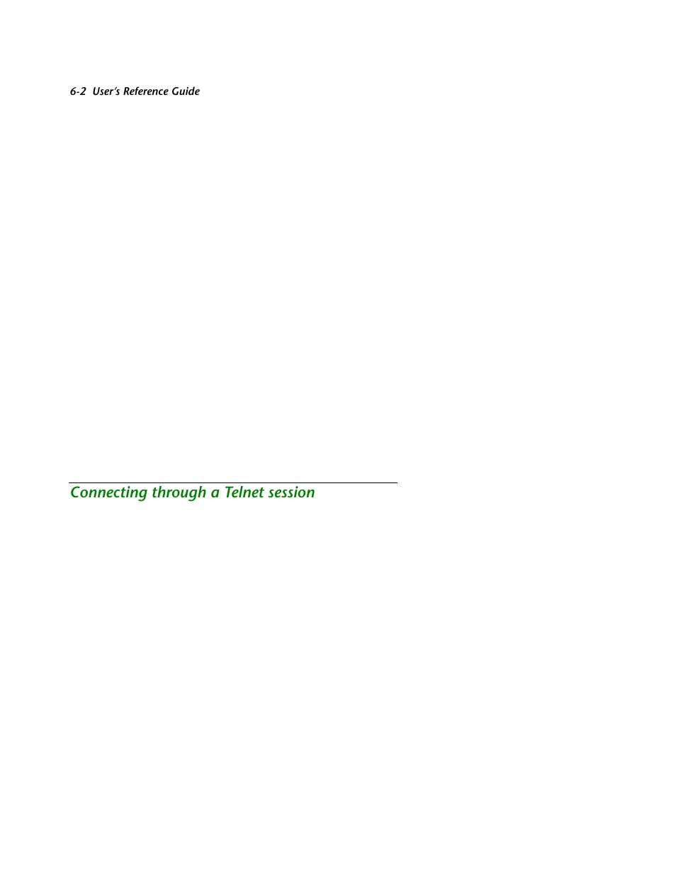 Connecting through a telnet session, Connecting through a telnet session -2 | Netopia R2121 User Manual | Page 64 / 280