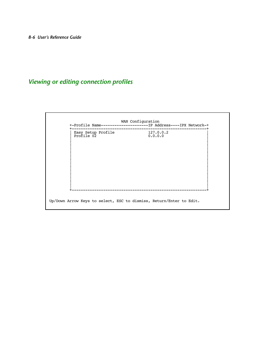 Viewing or editing connection profiles, Viewing or editing connection profiles -6 | Netopia R2121 User Manual | Page 78 / 280