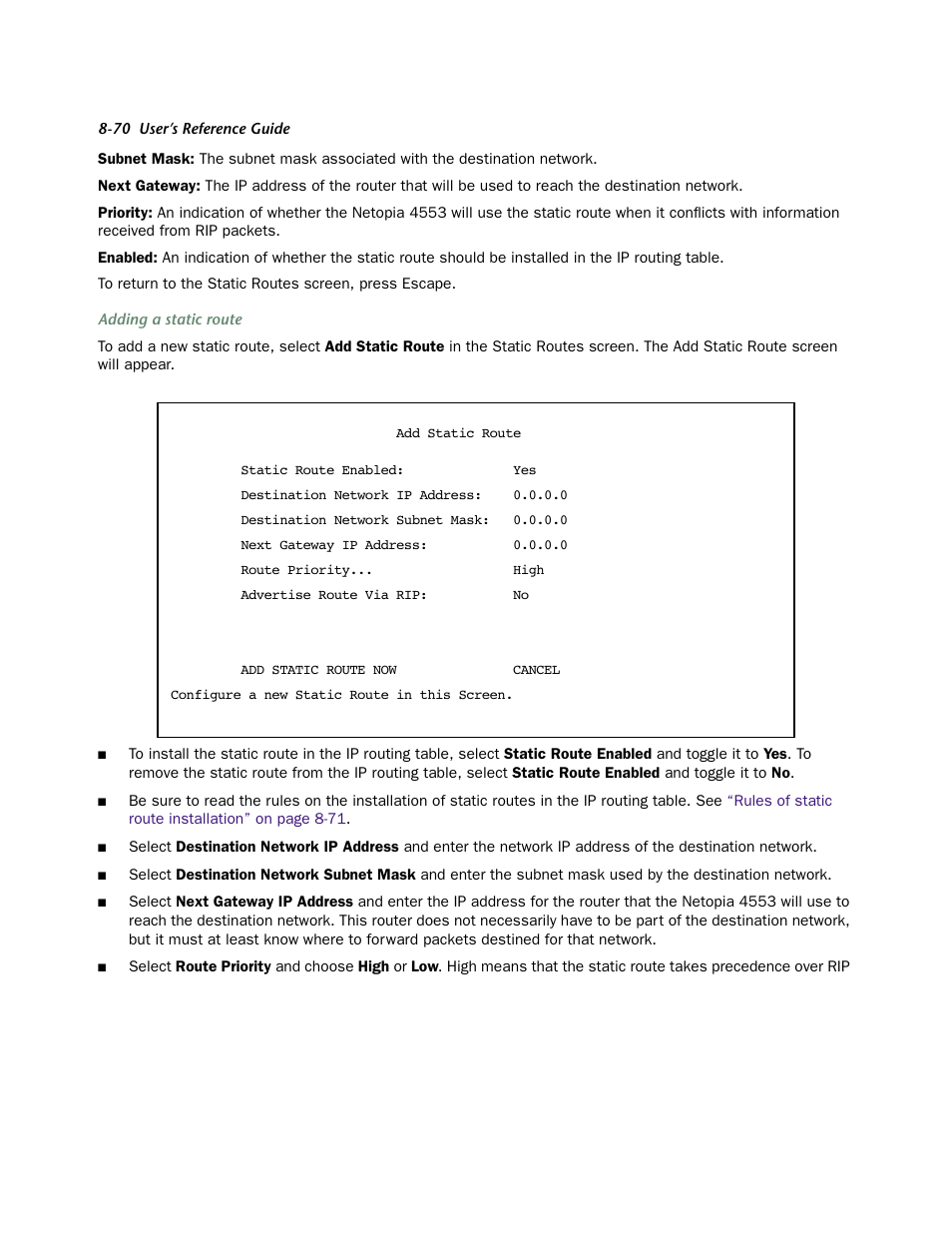 Netopia 4553 User Manual | Page 70 / 218
