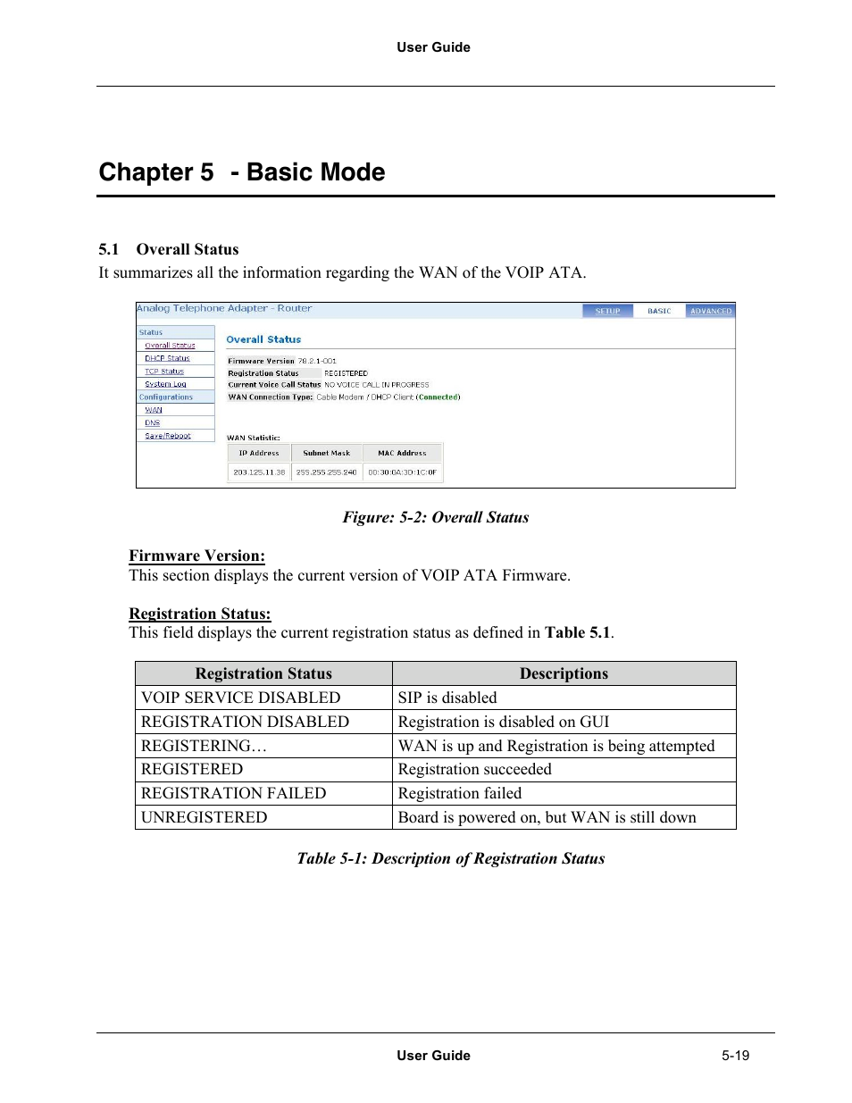 Chapter 5 - basic mode | Netopia Network Adapater User Manual | Page 19 / 69