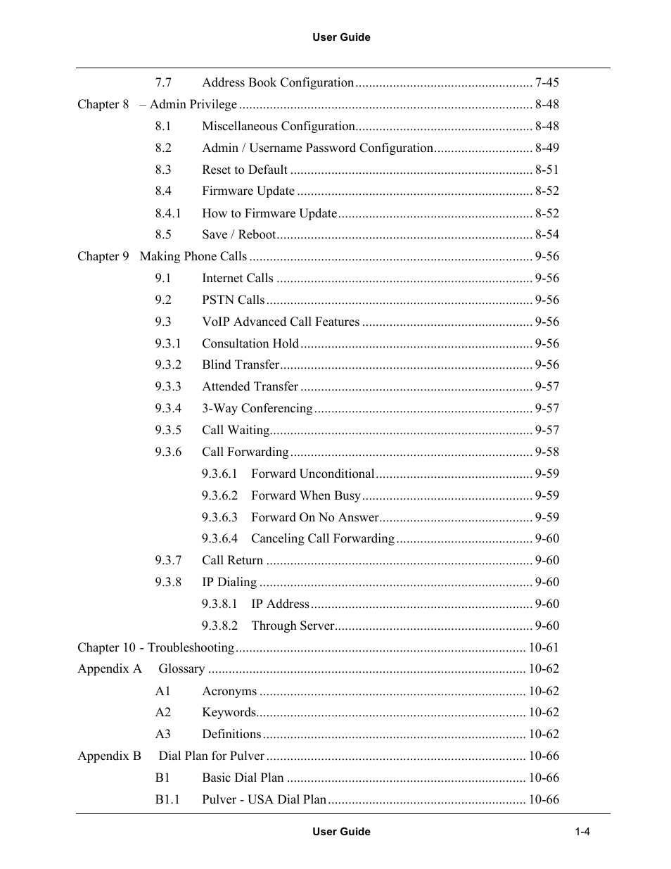 Netopia Network Adapater User Manual | Page 4 / 69